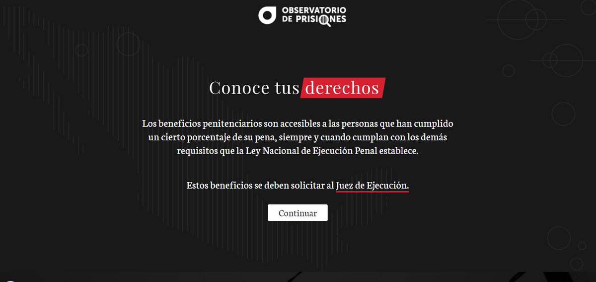DocumentaAC's tweet photo. La Ley Nacional de Ejecución Penal #LNEP establece los #BeneficiosPenitenciarios para personas privadas de la libertad.
Conoce estos #Beneficios y los mecanismos para acceder a ellos en nuestra App #ConoceTusDerechos 👇🏾👇🏾👇🏾
https://t.co/pi4ES1gF9G https://t.co/dnP1vcY1cr