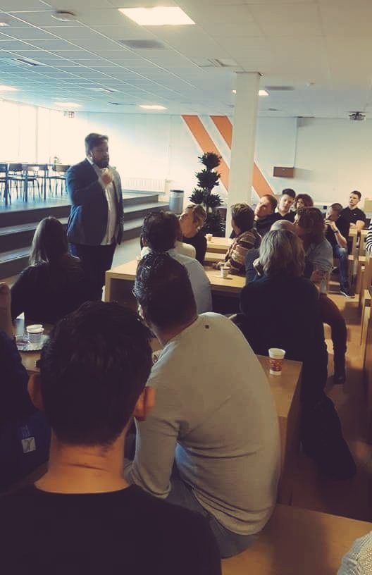 Goed nieuwjaarsontbijt vanmorgen met Max Caldas zijn visie op sport &amp; onderwijs en 'de persoon achter de sporter' bij <a href="/Zwolle_CSE/">CSE Zwolle</a>! 👌🏽