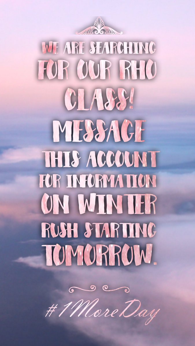 Alphapiphi's tweet photo. Alpha Pi Phi is searching for a Rho Class. Interested in being a part of it? Message this account. #RushAPP #OneMoreDay https://t.co/BBfpnk9BwC