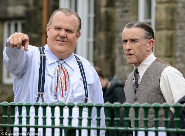 Stan_And_Ollie's tweet image. We had the pleasure of working as consultants on the forthcoming movie #StanAndOllie about #LaurelAndHardy's final UK tour set in 1953. It's going to be a great film. Steve Coogan plays Stan and John C Reilly plays Ollie. 
RT if you too are looking forward to seeing #StanAndOllie