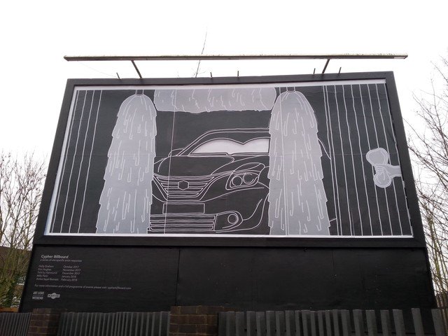 Mari0sLondon's tweet photo. Billboard is a five-month project by artist collective Cypher to commission artworks for billboard space in Bounds Green, north London. This month, Milly Peck's work, Rinse And Repeat is featured. #TheStreetIsTheBiggestFreeArtGallery #streetart #art #cypher #MillyPeck #LoveLondon https://t.co/57AsnQ8nRv