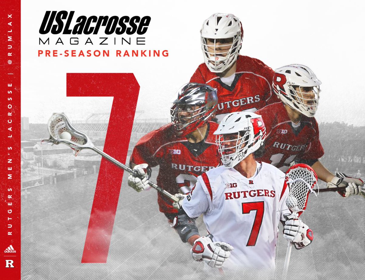 Another publication ranks #RUMLax 7th in the nation as <a href="/USLacrosseMag/">US Lacrosse Magazine</a> releases their preseason rankings: laxmag.us/2qGerjh