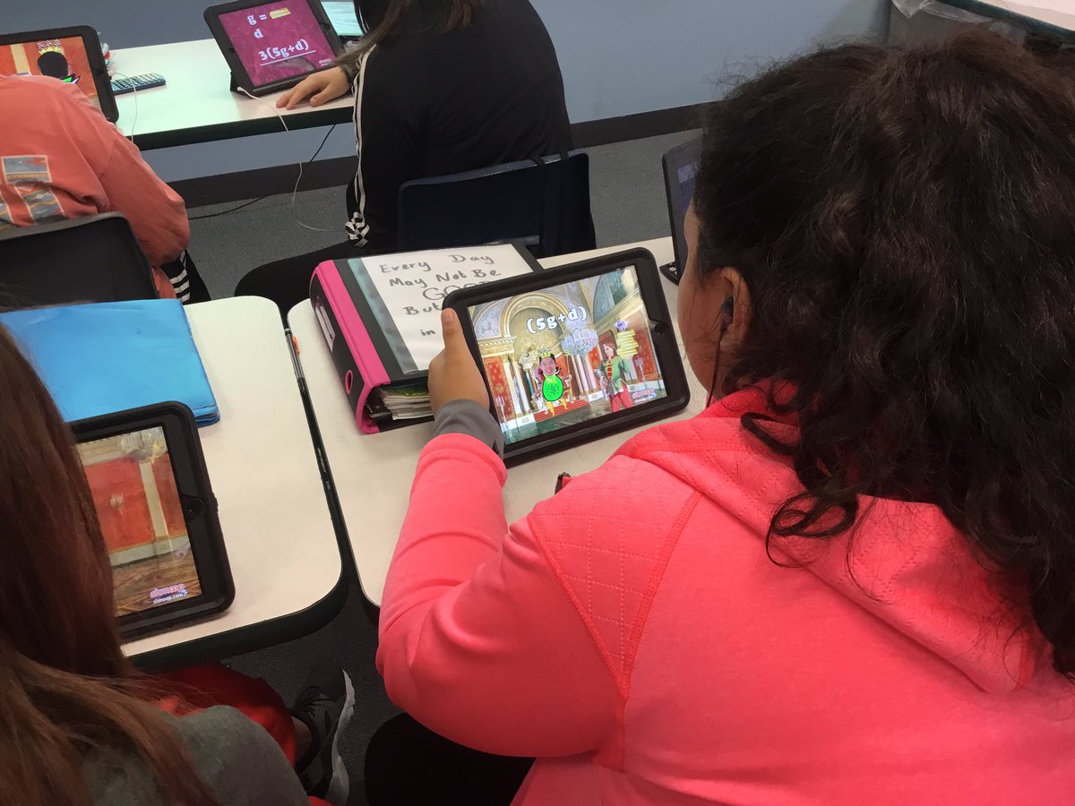 ChelseaJacobs23's tweet image. Using @edpuzzle in 7th Period to review distributive property! Love how it is student paced! #lmstech