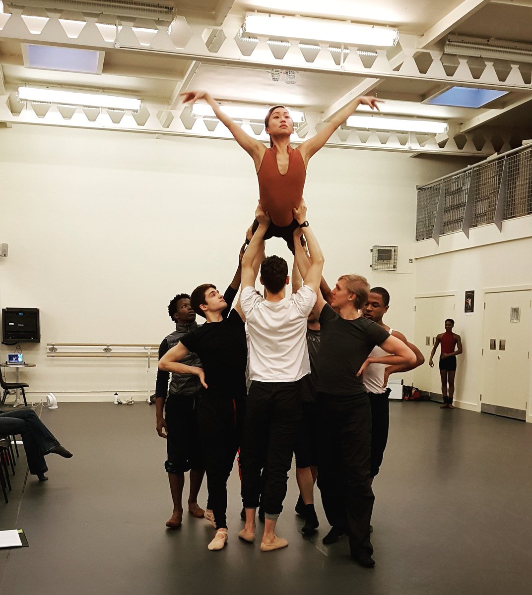 BalletBlack's tweet photo. We've had a great day working with our friends from @scottishballet! We're re-staging the #SirKennethMacmillan ballet, #HouseOfBirds, #Laiderette & #DansesConcertantes! https://t.co/bLnmmEULNB