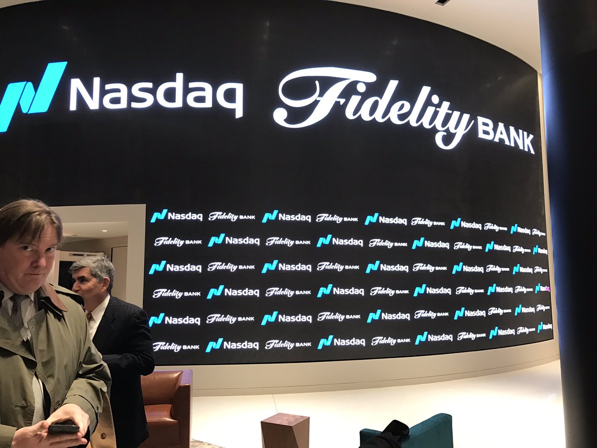 Fidelity_Bank's tweet image. And we've arrived @Nasdaq
