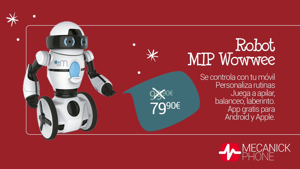 ToleMovilquick's tweet photo. Aprovecha las REBAJAS en ROBÓTICA de Mecanick Phone! 

COMPRAR >>> https://t.co/PsZ5wba8GV https://t.co/BbcQsubFyQ