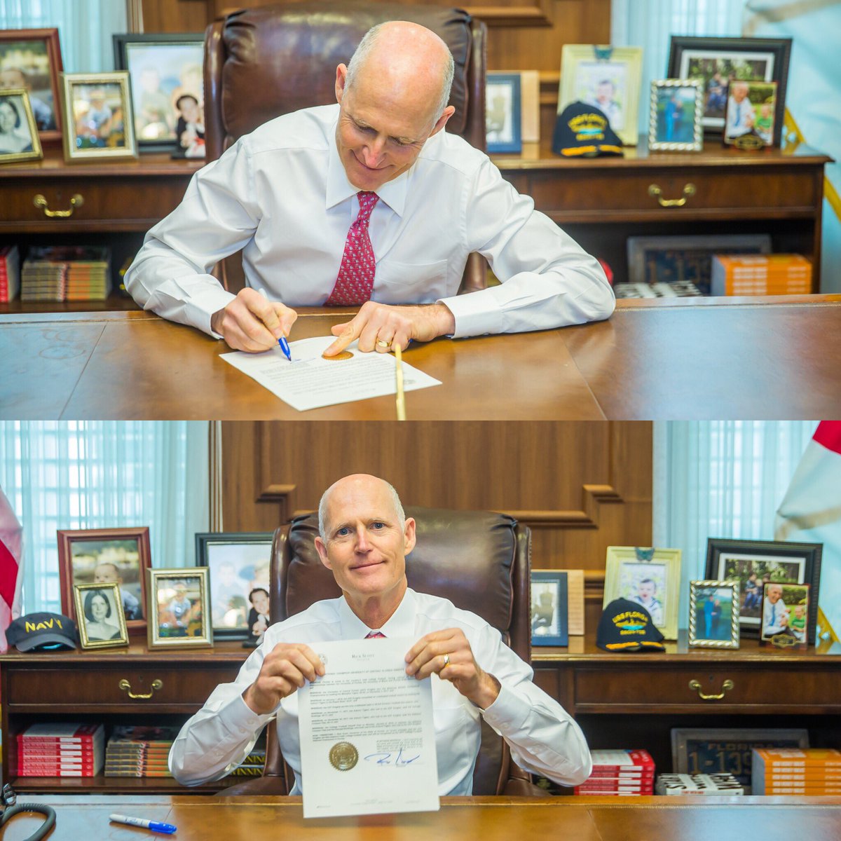 UCF_Football's tweet image. Thank you, @FLGovScott ⚔️

#ChargeOn