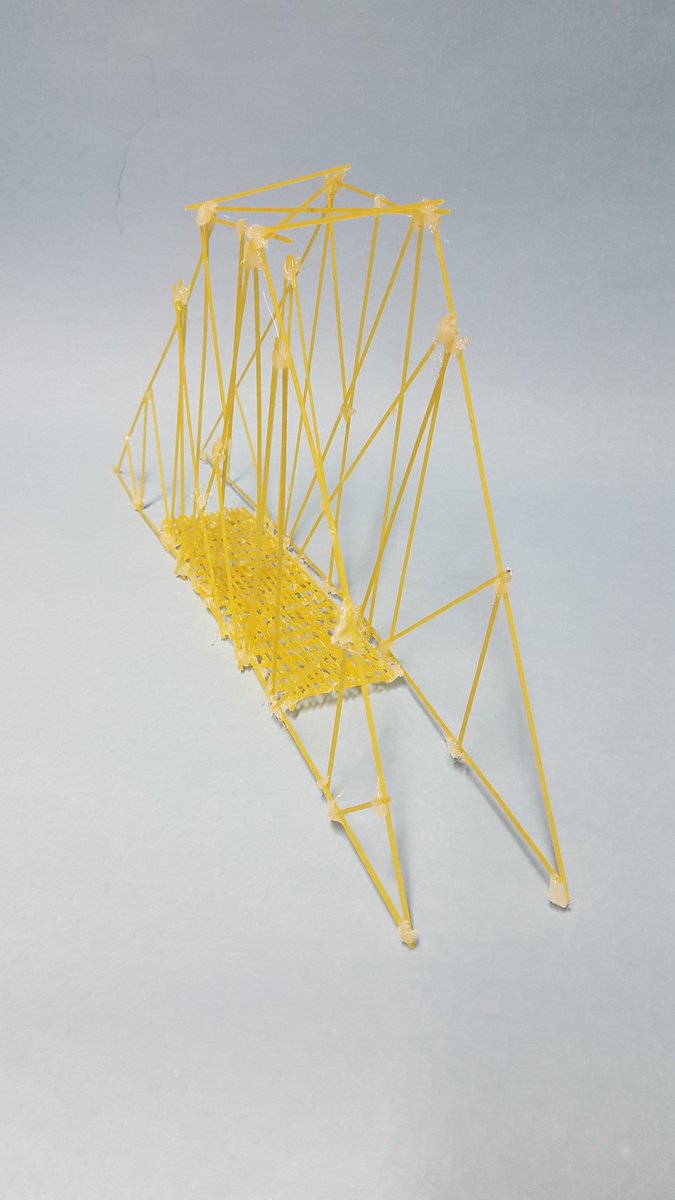 SCFoundationL's tweet photo. Our maths students completed this fantastic spaghetti bridge in the last week of term before Christmas. I think you'll agree they did an amazing job completing it #STEM #TeamWork #MathsSTEM https://t.co/J7leq1yVtR