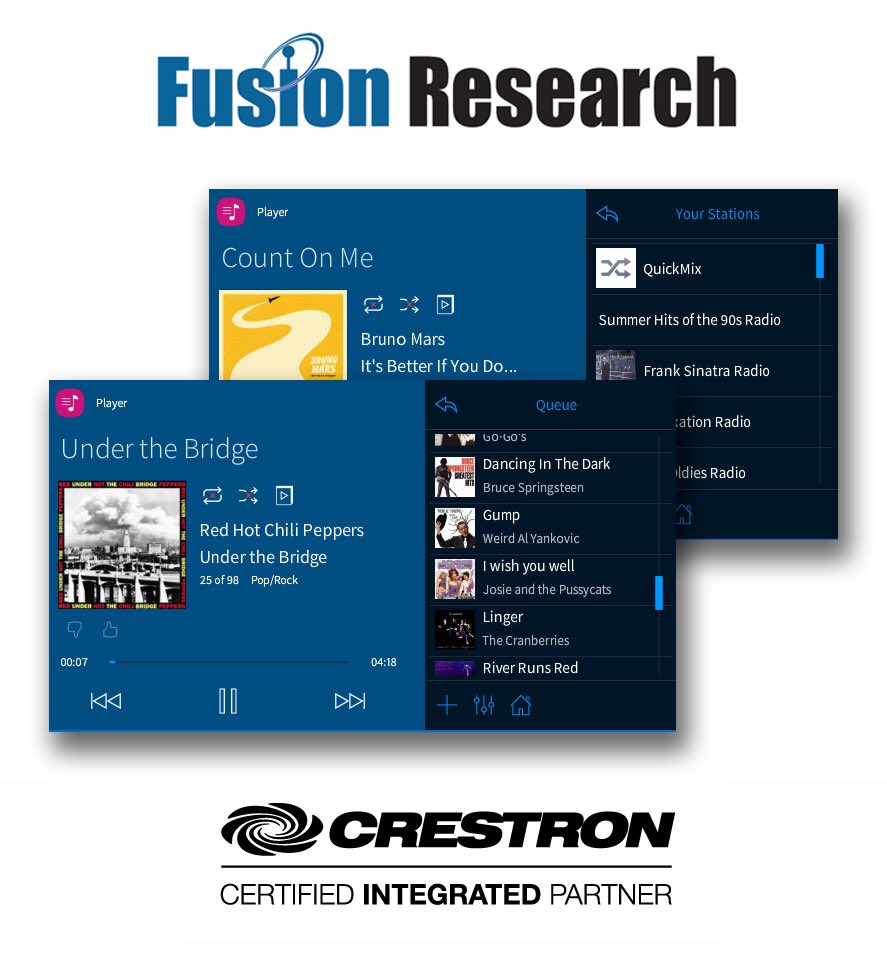Announcement of our new free #Crestron certified driver.  hometoys.com/news/2018/01/0…

#CES18 #fusionresearch #musicserver