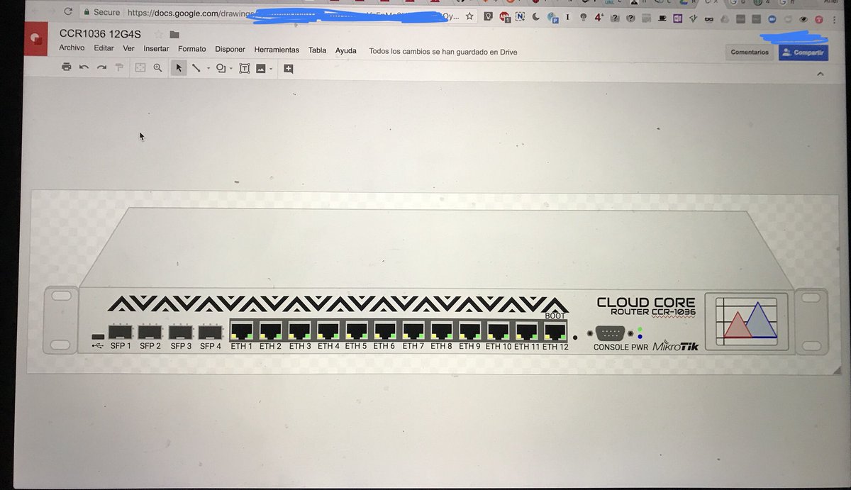 arielweher's tweet image. #Mikrotik #CCR1036 @Google #Drawings