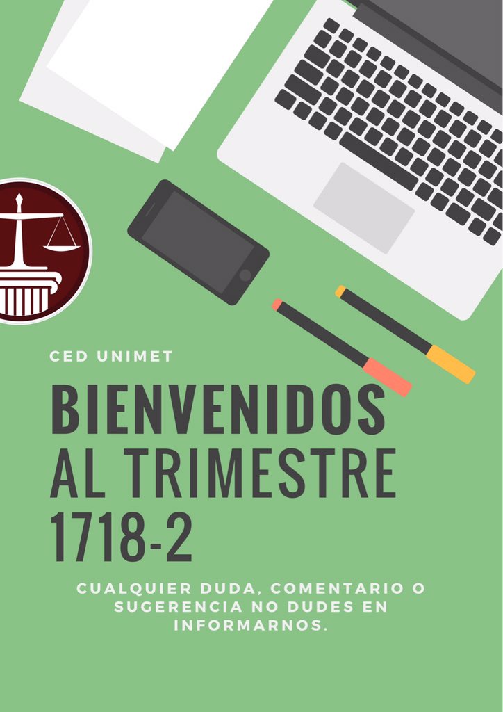 Feliz Inicio de Trimestre 1718-2