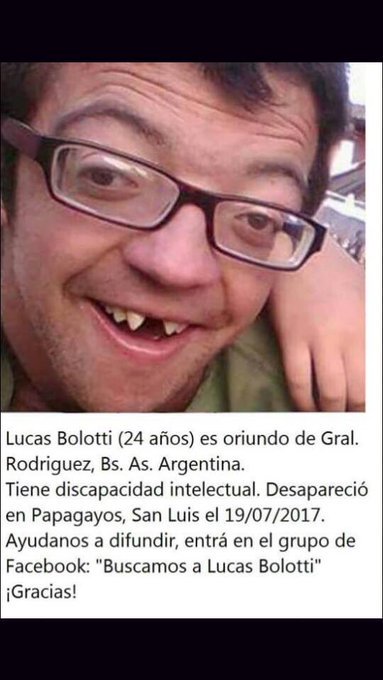 BBolotti's tweet photo. ¿Dónde está Lucas? https://t.co/svz86W5TGW