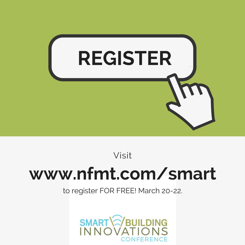 Registration for Smart Building Innovations is open! Did you also know it's free? Register today! #makebuildingssmart nfmt.com/smart/