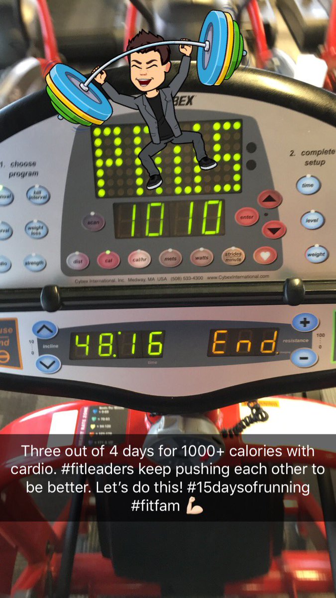 NowakRo's tweet photo. Winter storm day 2. That means lunch hour workout. Keep 2018 going with our #fitleaders. Keep encouraging. Keep going. We got this crew. #fitfam #15daysofrunning https://t.co/rtRfFc63Hr