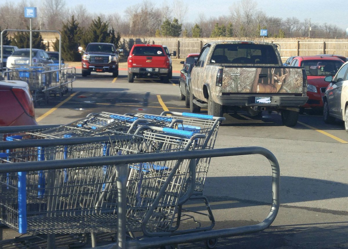 kadewitten's tweet photo. @kurtjwitten how much do you miss Oklahoma?!?! Bet you don't see many of these babies at the "Wal-Marts" in Oregon. I bet ya this guy can pump his own gas too! #OnlyInOklahoma 
#Oregon https://t.co/L4BLKELotb