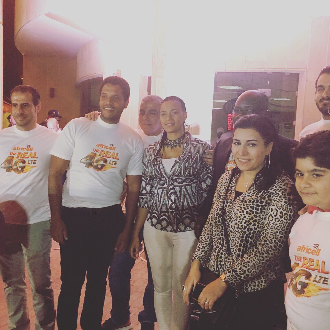 SonaJobarteh's tweet photo. Tonight I was invited to kick off #Africell’s launch of their 4G network; the REAL 4G. It was a great sight to see! And one that would make any Gambian proud! Thank you @AfricellGM!! Looking forward to our future together! #Gambia 🇬🇲❤️🙏🏾
.
.📸: @MijiPearse 
. https://t.co/7e0KvgnMdi