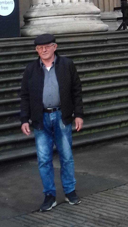 Can you help us find #missing Gheoghe Floria from Romania? He has not been seen since 10am this morning. He has early on set dementia and does not speak English. Gheoghe was last seen in the same clothes as in this picture. Please call 101 if you have any information.