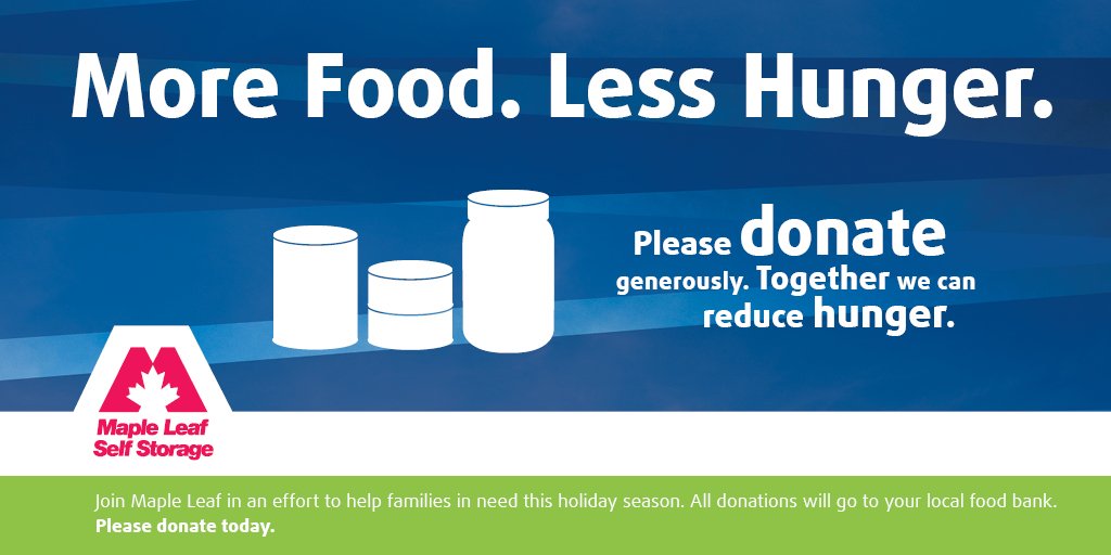 Last day to donate to our #MoreFoodLessHunger #FoodDrive. Get your non-perishable food items to one of our 14 locations in #BC and #Calgary. Help us help others ow.ly/WHMj30gXgfD #communitysupport