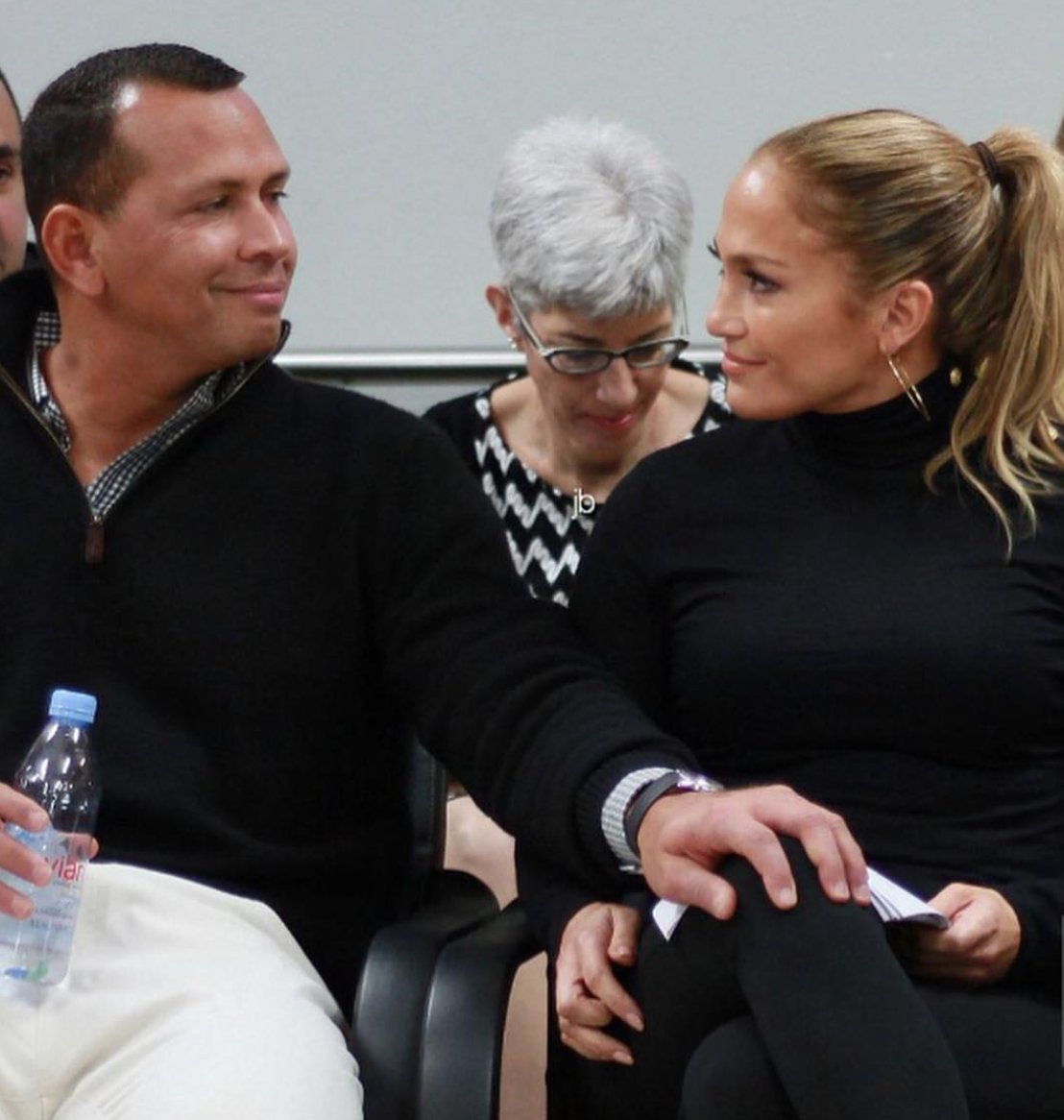 JLo's tweet photo. What an amazing enlightening heartbreaking &amp; yet hopeful day. We made it down to Puerto Rico 4 the first time since the hurricane and our Somos concerts. Still many miles to go...but grateful to go the distance side by side with this amazing guy...#hesmybestie # #hesmysuperhero https://t.co/aRM8eX5PYS