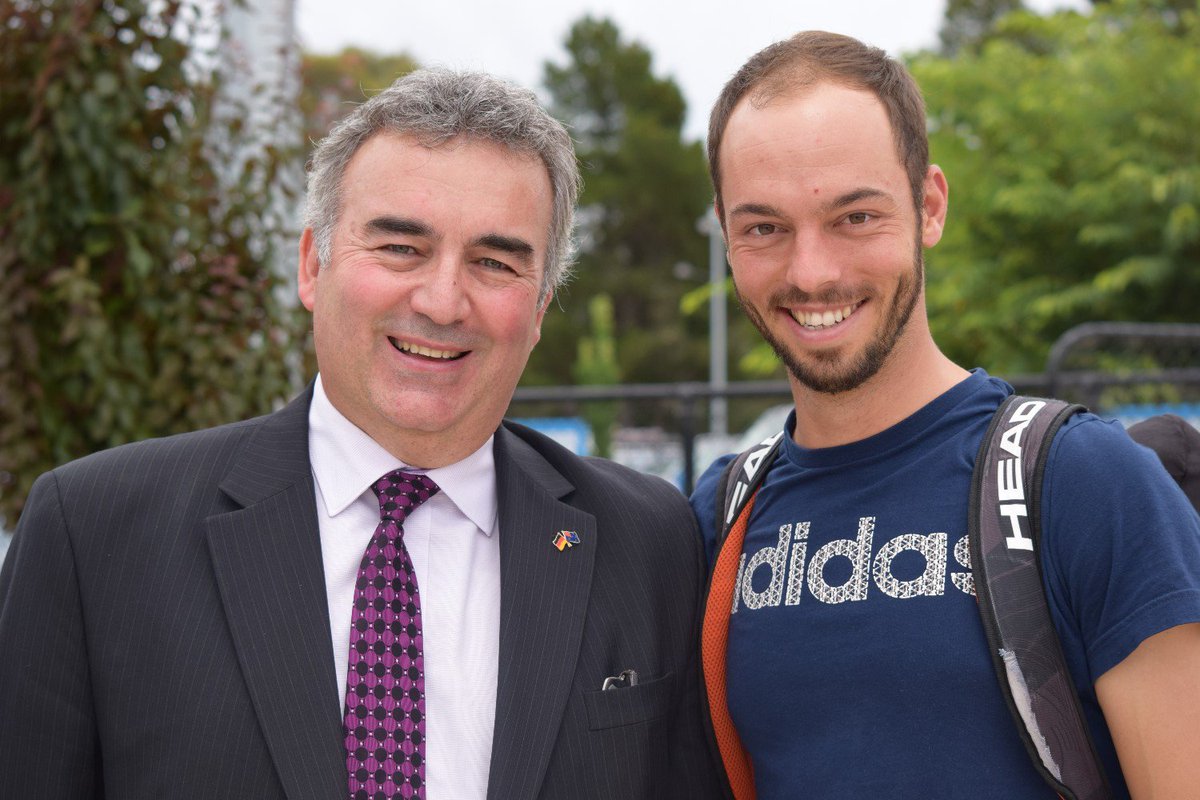 GermanyInOz's tweet image. Another day another match - come and watch Tim #Puetz 🇩🇪 play Soonwoo Kwon 🇰🇷 at 11am this morning! #eastCBRCH @TennisCanberra