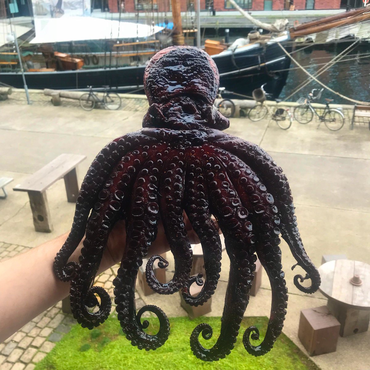 ReneRedzepiNoma's tweet photo. Darth Vader octopus (octopus cured in beet sirup) https://t.co/BQygOwvZjq