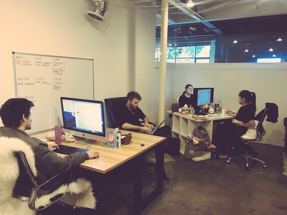 CynthiaLIVE's tweet photo. I love seeing the @bellivyinc team working so hard! https://t.co/edstAyGPsj
