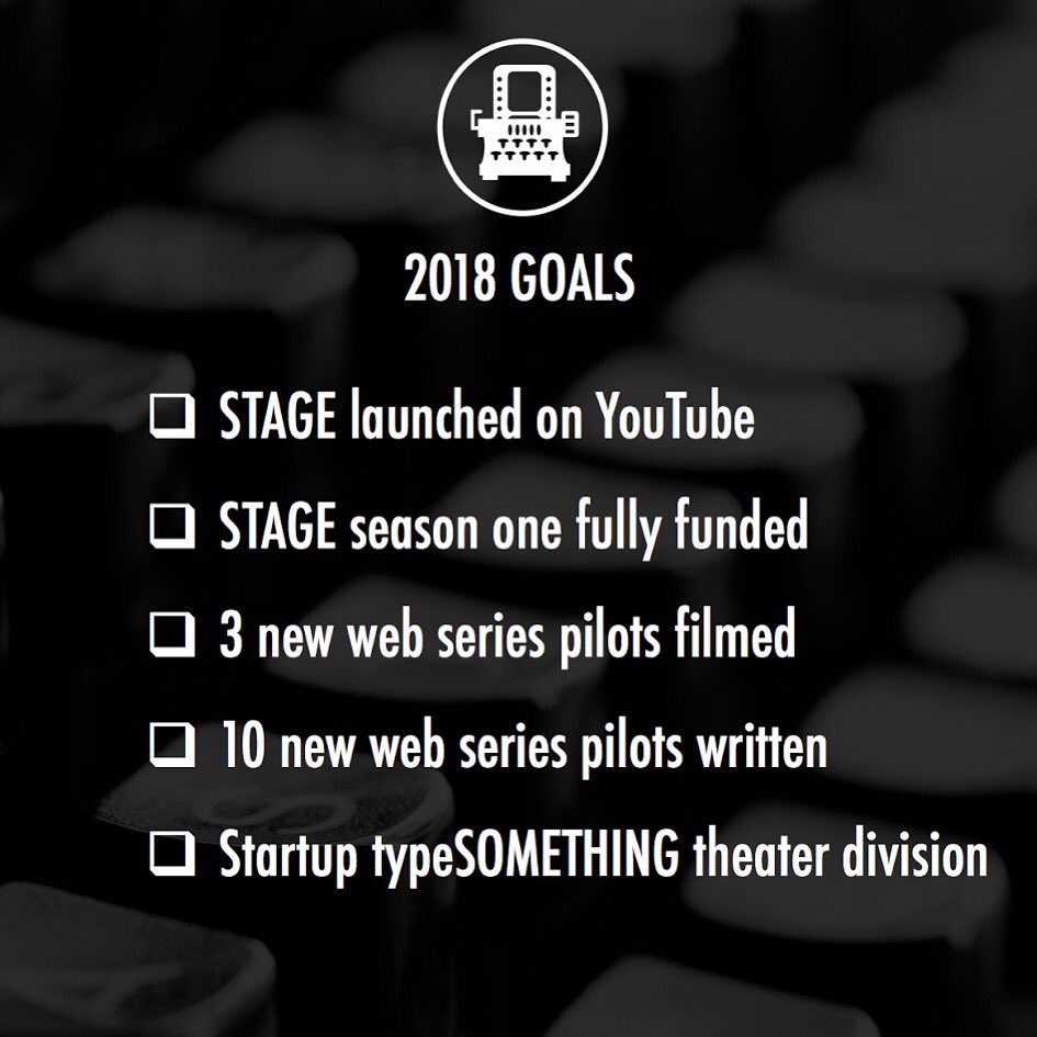 typeSOMETHING's tweet image. 2018 goals for the company. 

speaking some awesomeness into existence. 

#goals #MondayMotivaton #success #inspire #motivation #ambition #hustle #entrepreneur #DreamBig