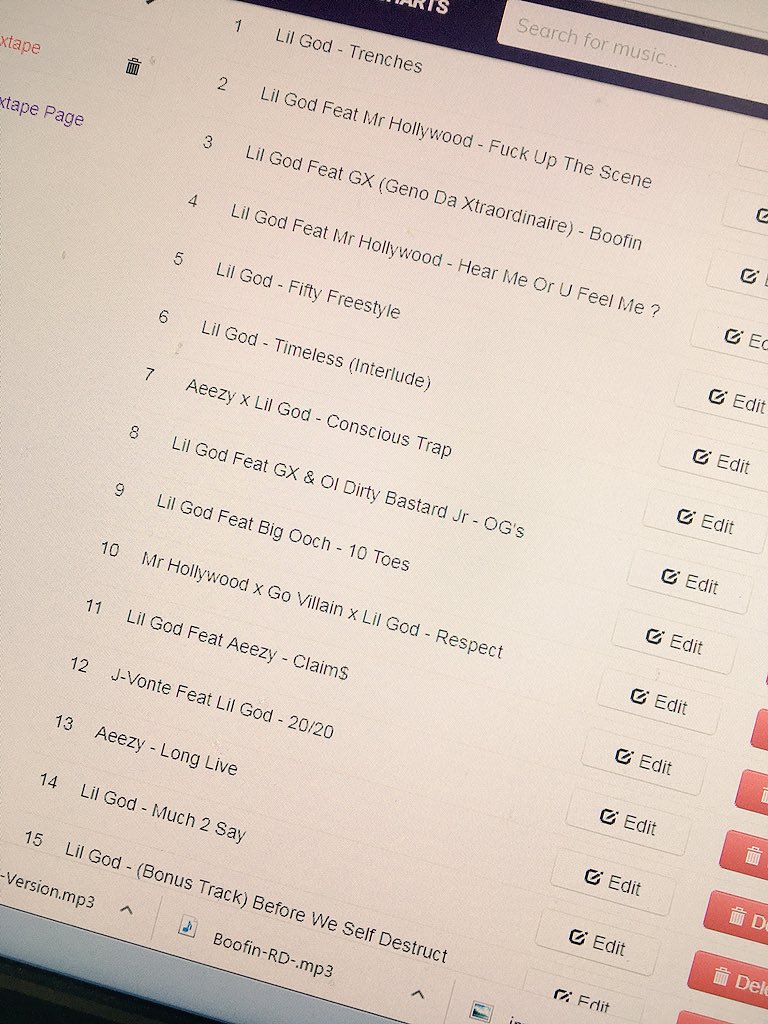 1ogtoldme's tweet photo. Nigga On My Momma This Tracklist Crazy As A MF 🔥🔥🔥 #WDGAFF #ThirdEyeMusic #ThirdEyeLabel 🤞🏿💯 https://t.co/ih2IXYCgrB