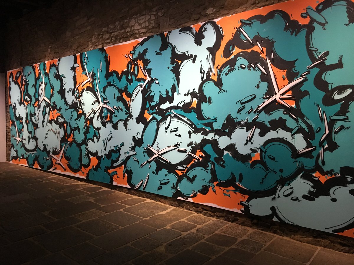 okerbay's tweet photo. HORS CADRE Artiste RWICK à découvrir #vannes @Museedesbeauxarts - La Cohue @MairieDeVannes #streetart #graffiti https://t.co/k7a4GKBVvn