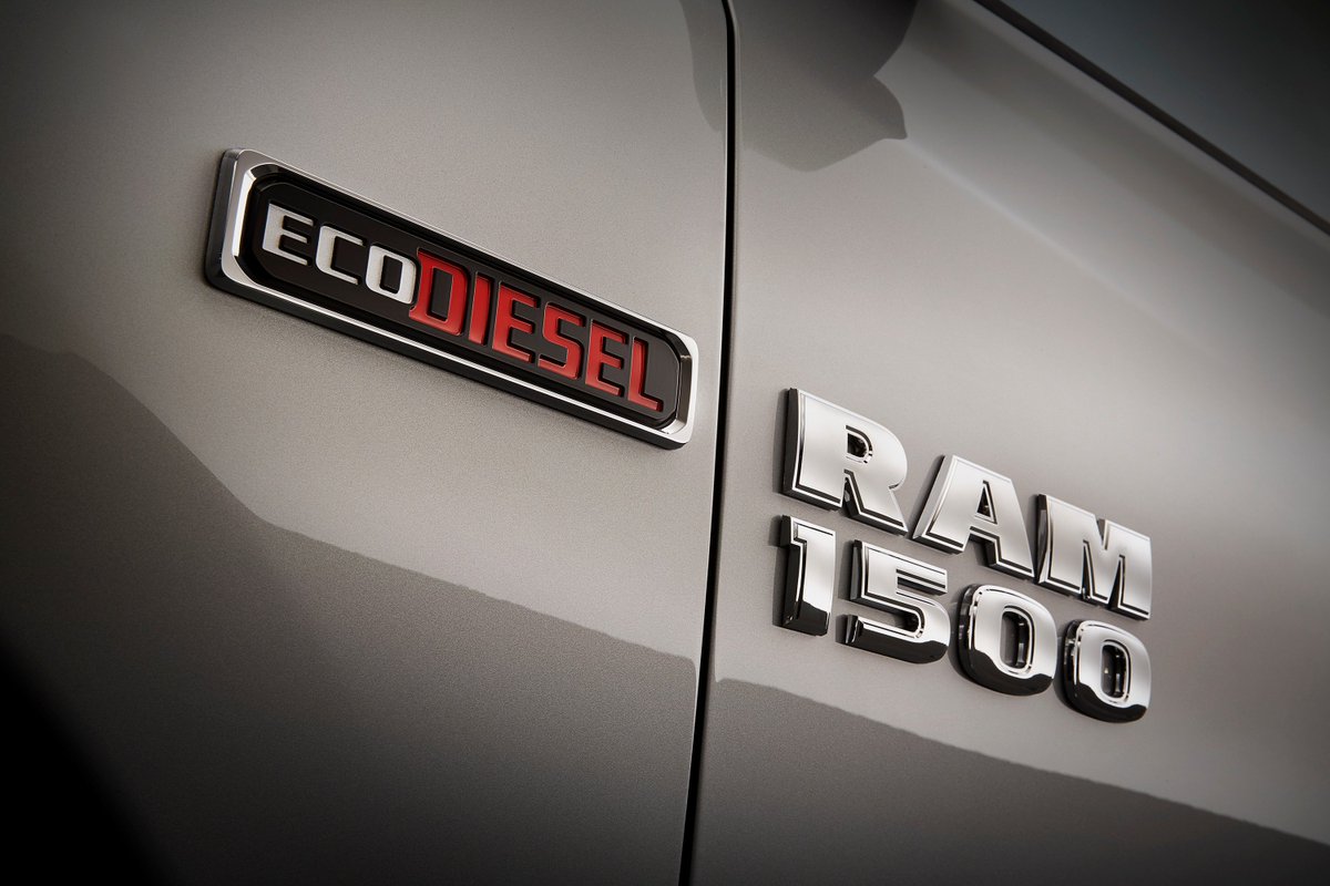 NickCappa's tweet photo. Welcome to the party. #RamTruck 1500 EcoDiesel available since 2014 and still the only available half-ton diesel in the market. Slow follower... https://t.co/oOulahPOCd