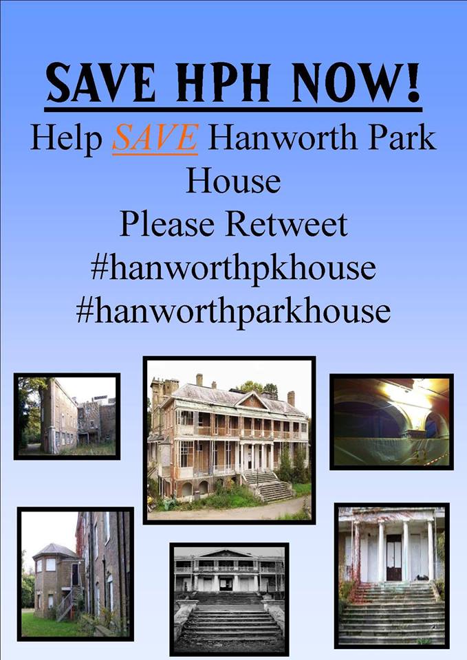 Kenny_Hanworth's tweet photo. Help save Hanworth Park House, once the home of Aston Martin #hanworthparkhouse #HanworthPkHouse #SaveHPH @redbullracing @danielricciardo https://t.co/es8RPd9TvY