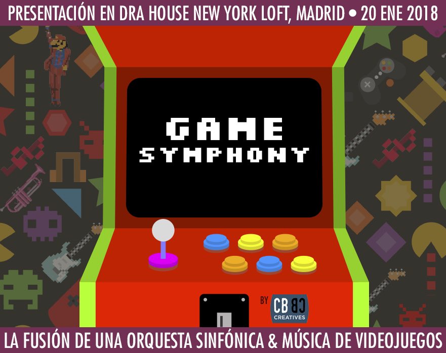 El proximo 20 de enero arrancamos! #insertcoin #gamesymphony
