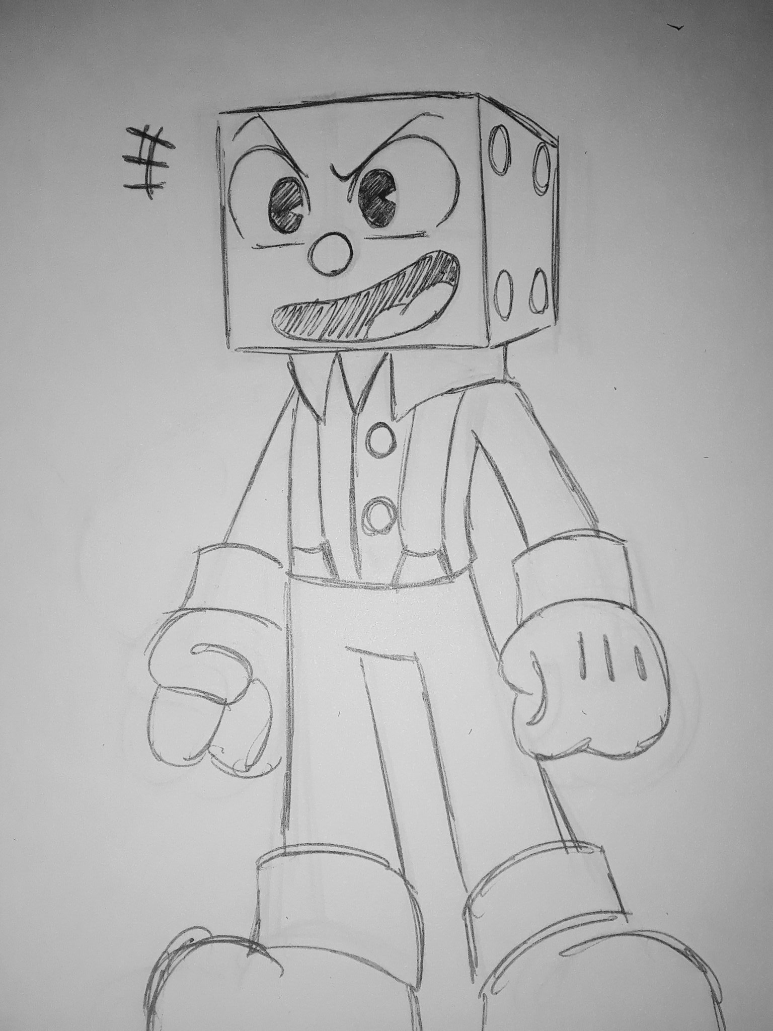 NinjaHaku21Art on X: RT @NinjaHaku21_Art: A quick drawing of King Dice~  #TheCupheadShow #KingDice #cupheadshow  / X