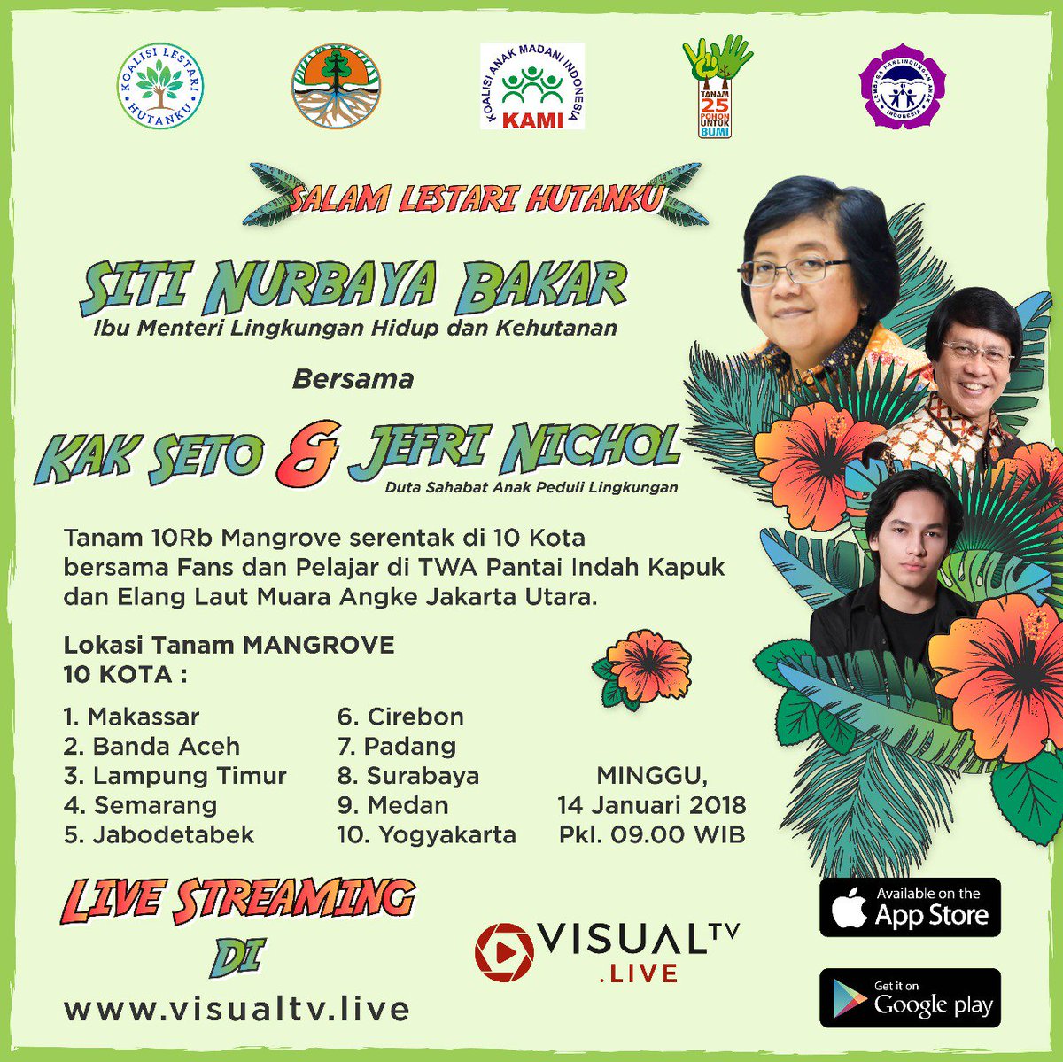Kopiers Dukung LestariHutanku, artinya di Usia Dini sdh Tanam Pohon. AYO SUKSESKAN TANAM 25 POHON UNTUK BUMI <a href="/jokowi/">Joko Widodo</a> <a href="/kaesangp/">“kak” Kaesang</a> <a href="/SitiNurbayaLHK/">Siti Nurbaya Bakar</a> <a href="/KemensetnegRI/">Sekretariat Negara</a> @KementerianLHK <a href="/Koalisianak/">KOALISI ANAK - KAMI</a> <a href="/LPAIndonesia/">VK TV</a> <a href="/JusufKalla/">Jusuf Kalla</a> #LestariHutanku