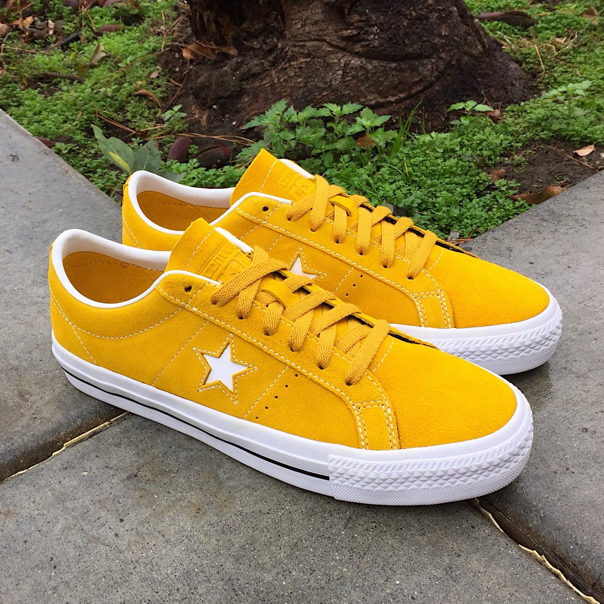 converse one star mineral yellow