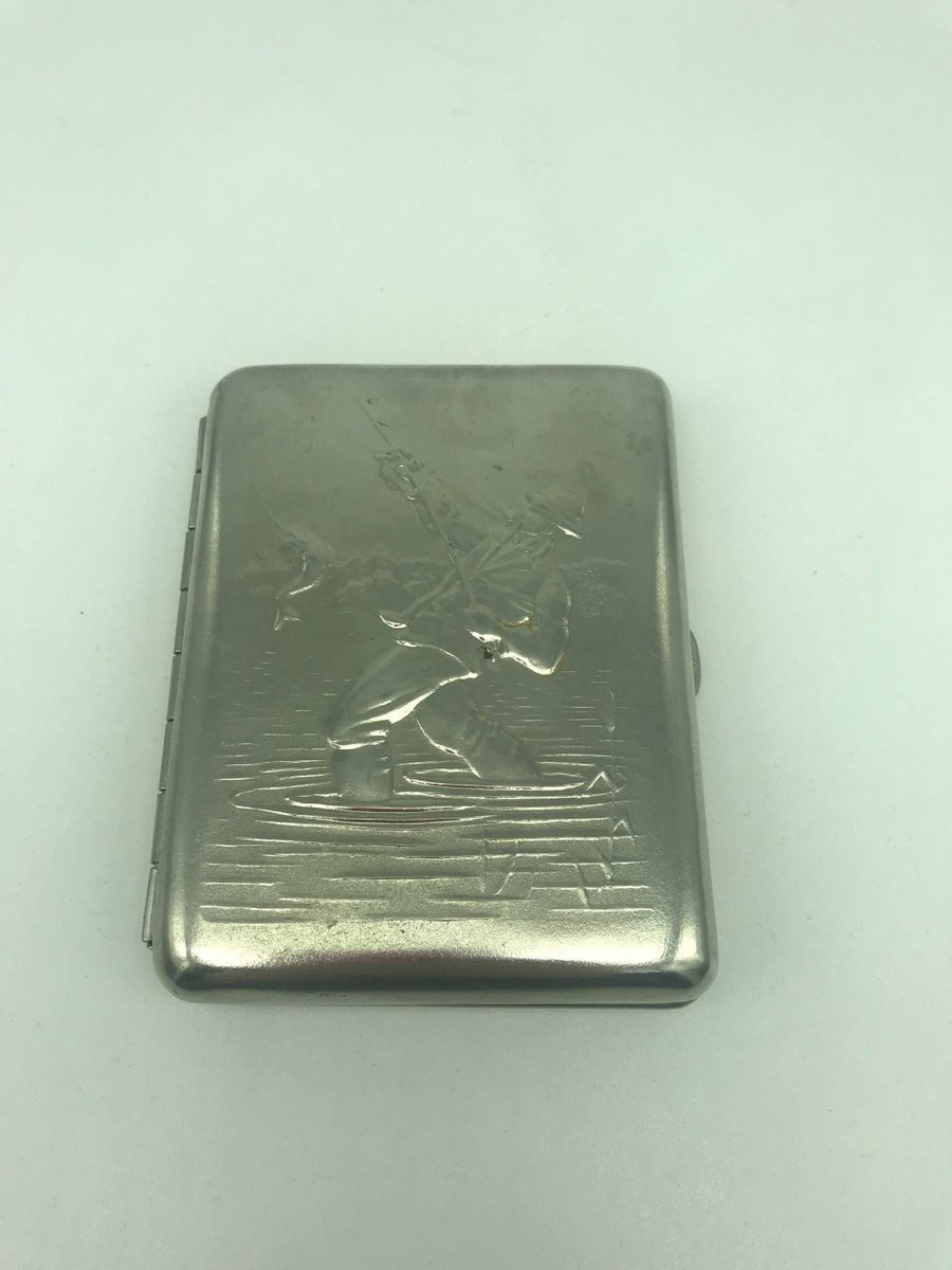 AntiquesUa's tweet photo. Excited to share the latest addition to my #etsy shop: Russian Antiques Old cigarette case Russia metal, Fisherman https://t.co/BStf3mKkFj #vintage #collectibles #yellow #birthday #moscow #oldcigarettecase #cigarettecase #russianantiques #cigarette https://t.co/tADolx7H9G