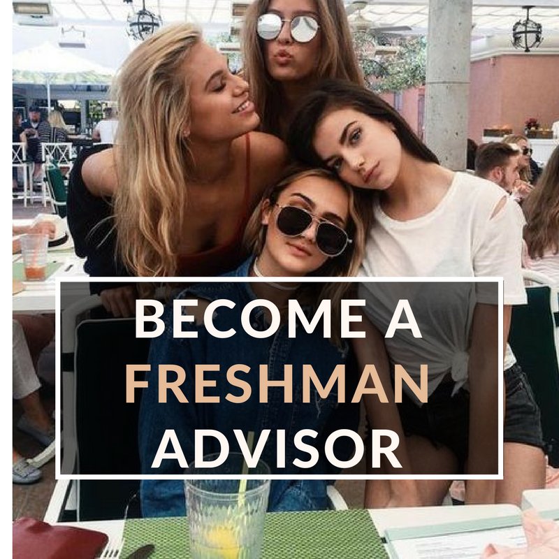 Are you interested in helping incoming freshmen? We are recruiting Freshman Advisors to help the class of 2022 by answering commonly asked questions about housing, dining halls, orientation etc. and create helpful guides with this information. Apply here goo.gl/forms/kle178qe…