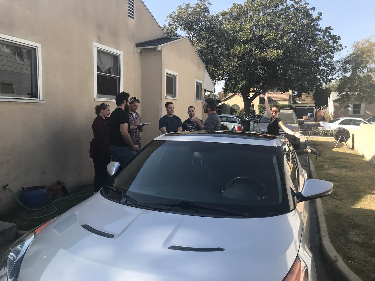 drivingplatesus's tweet photo. Not even a week into the New Year and the #DrivingPlates team is growing! Training session for new shooters; looks like #cinematographer @aliciacamchick approves! #VFX #ProcessPlates https://t.co/CJzrLNWO5x