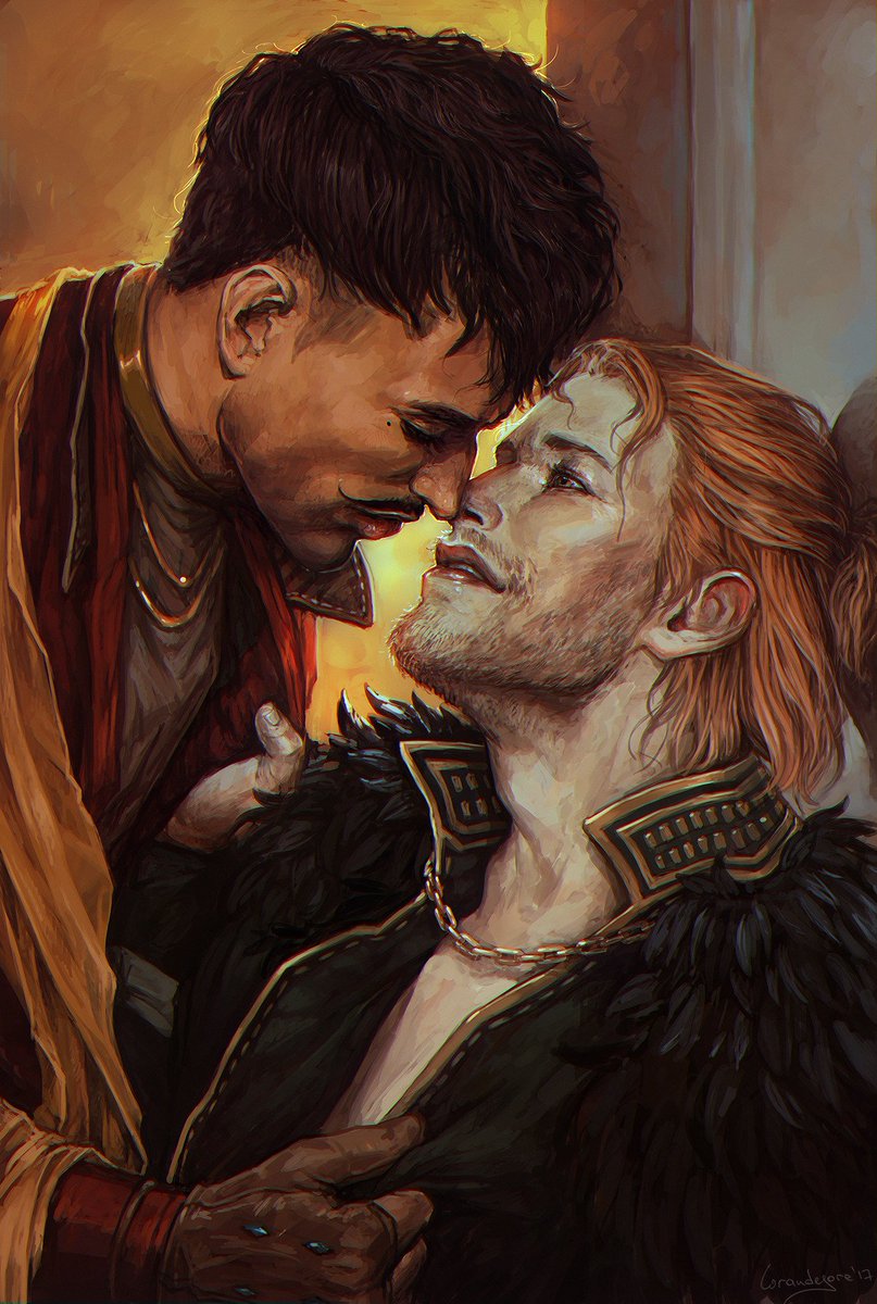 LoranDeSore's tweet photo. Why not? Danders or Dorianders? #dragonage #anders #dorian #dorianders #danders #bioware #hot https://t.co/97HadJPLu1