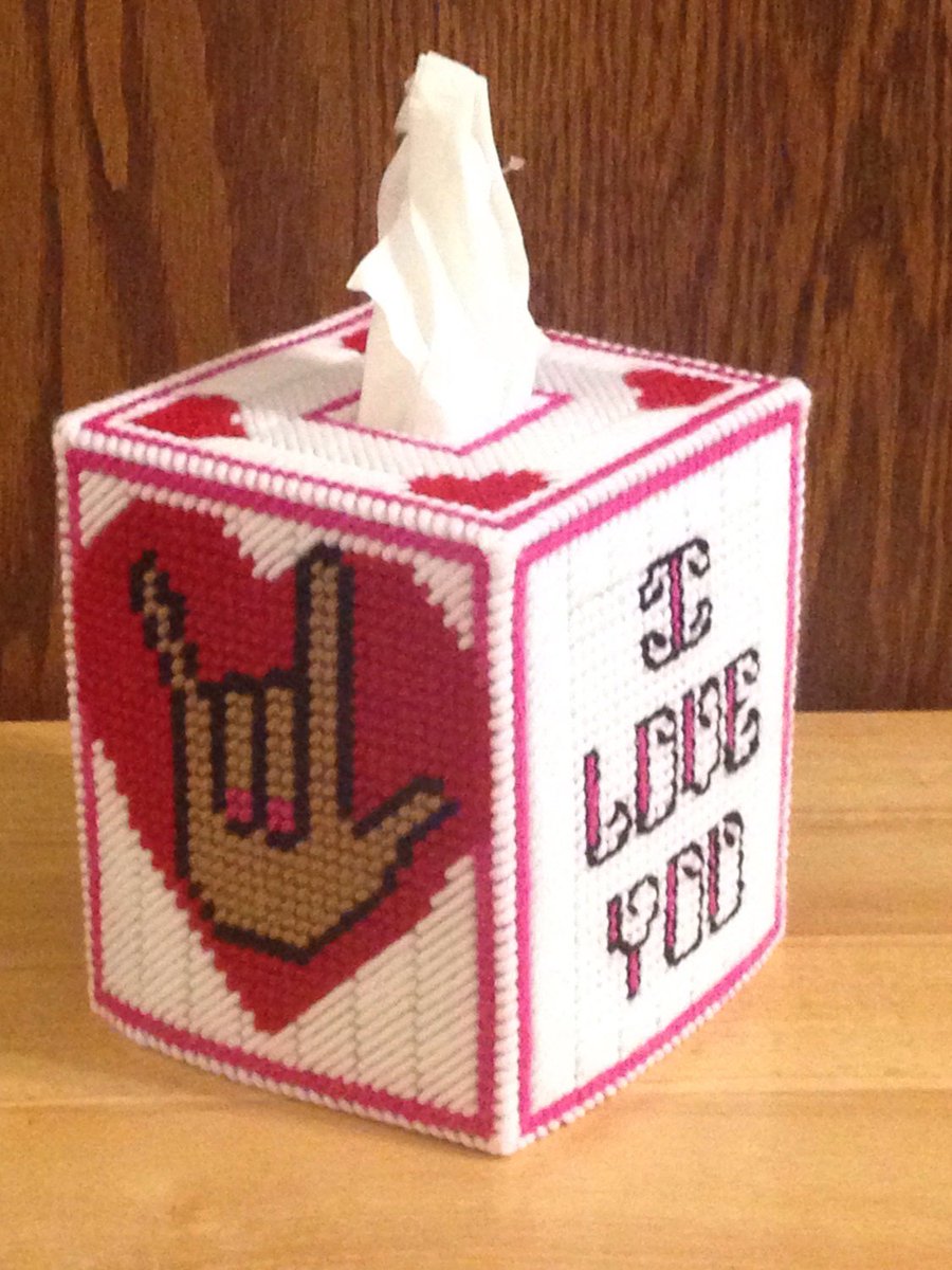 shanayscreation's tweet photo. Excited to share the latest addition to my #etsy shop: I Love You Tissue Box Cover, plastic canvas, Valentines Day Decor, I Love You Decor, I love you gift, gift for her, hand sign https://t.co/uDZTHy8qXp #housewares #homedecor #valentinesday #birthday #iloveyou #tissue https://t.co/qSs9WGvx3e