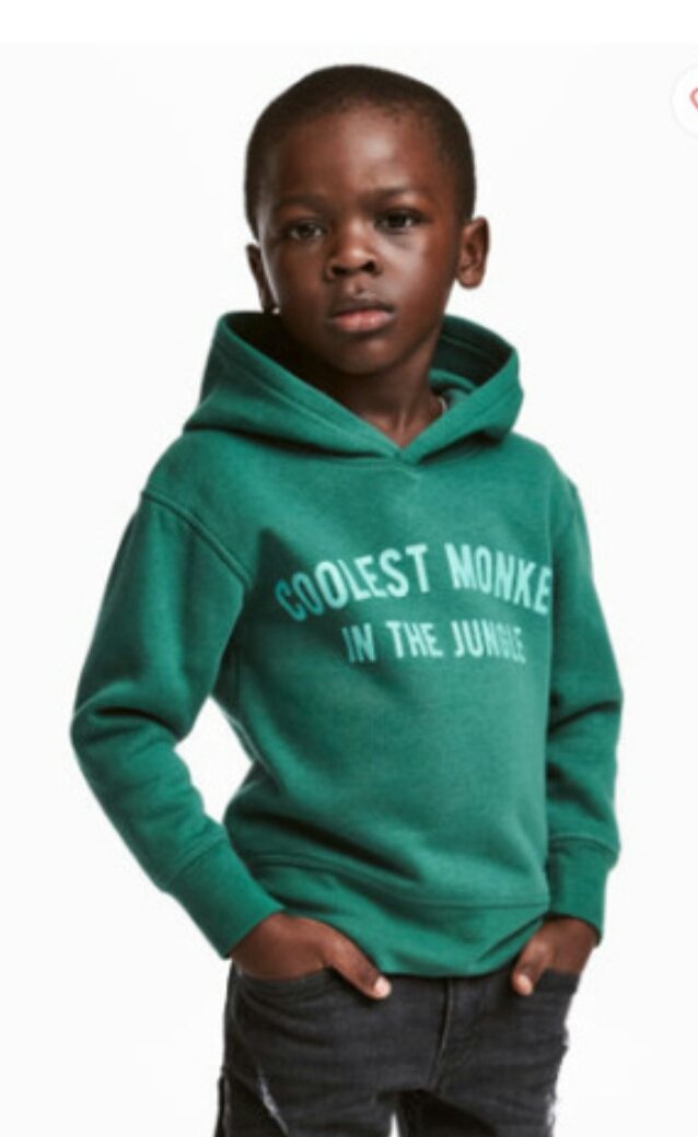 IssaDocta's tweet image. What the hell H&M what do you want to say that is racist