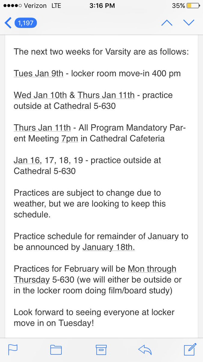 Reminder. Also don't forget to bring locks tomorrow