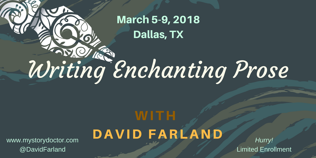 WritersStuff's tweet photo. Imbue your prose with the richness and details that bring a story to life! "Writing Enchanted Prose" MAR 5-9 #Dallas #DFW #Texas with @davidfarland https://t.co/3JBZykhoba Limited enrollment #DFWStuff #writing #amwriting #literary #writers #novel #classes https://t.co/3JBZykhoba https://t.co/zIpFgy42tZ