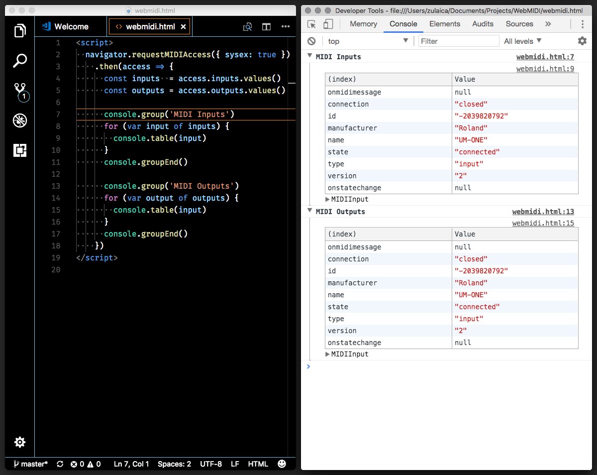 zulaica's tweet image. Just tying a rope here before I dive head-first into this rabbit hole…. Smell you later forever!
#WebMIDIApi #WebMIDI