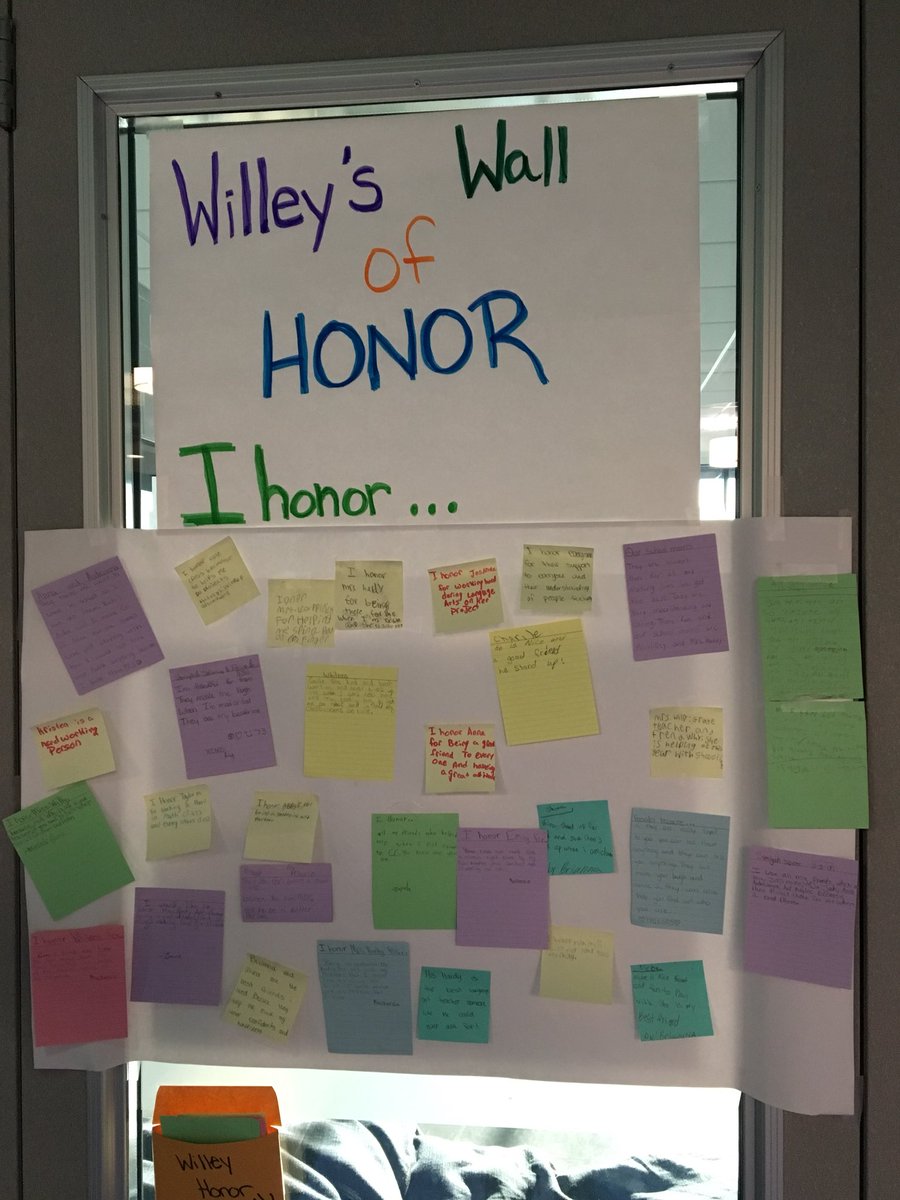 awilleyCC's tweet photo. Our honor board is filling up! #SpreadTheLove #MakeItHappenCC #OneSmallThingCC https://t.co/B5pfIVjVlR