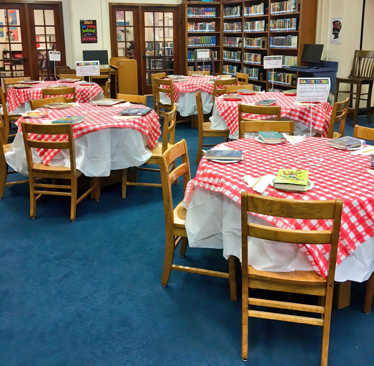 Tried my first Book Tasting with 4th graders today 📚🍽