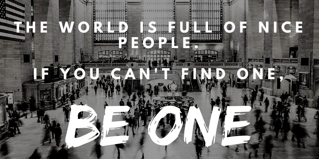 It's costs and takes nothing to be a nice person! Being kind to yourself and to others is one of the simplest and best things you can do in life. Become conscious of your words and your actions! #MondayMotivation #mentalhealth #RandomActsOfKindness