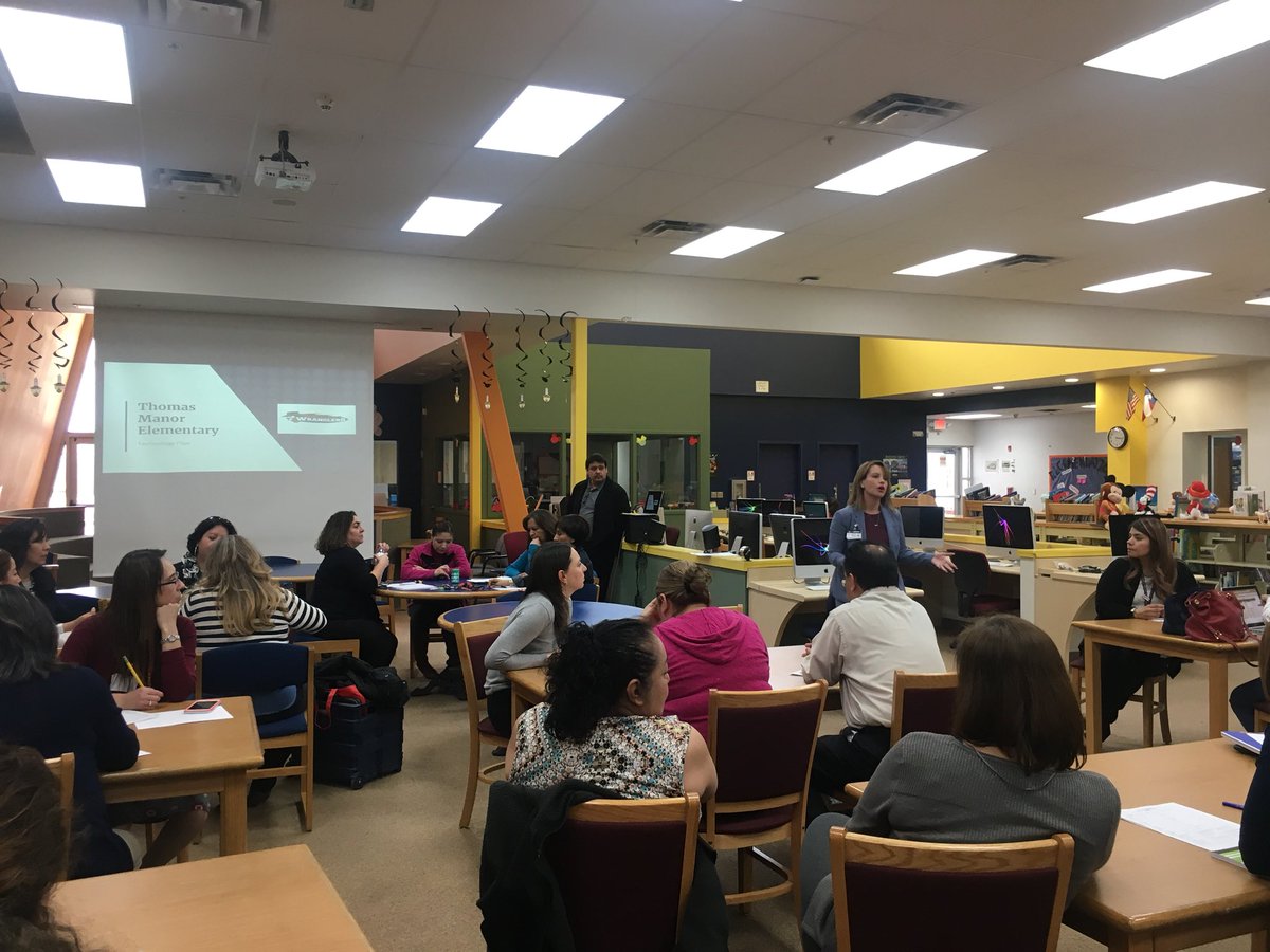 BrendaChR1's tweet photo. The Wranglers are committed to 21st century learning 🤠#technologyplan #newThomasManor @ThomasManorES https://t.co/yKBL2JsqkC