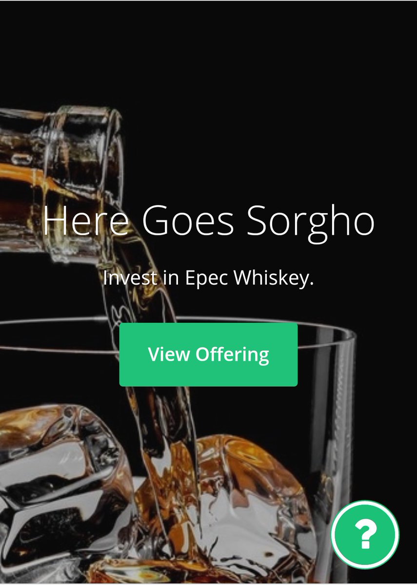 Now over $92,000 raised in the new offering. Buy a bottle and #taste Americas hottest #whiskey then #invest. #sorghum #sorgho #sorghowhiskey #glutenfree startengine.com/epec-holdings-…