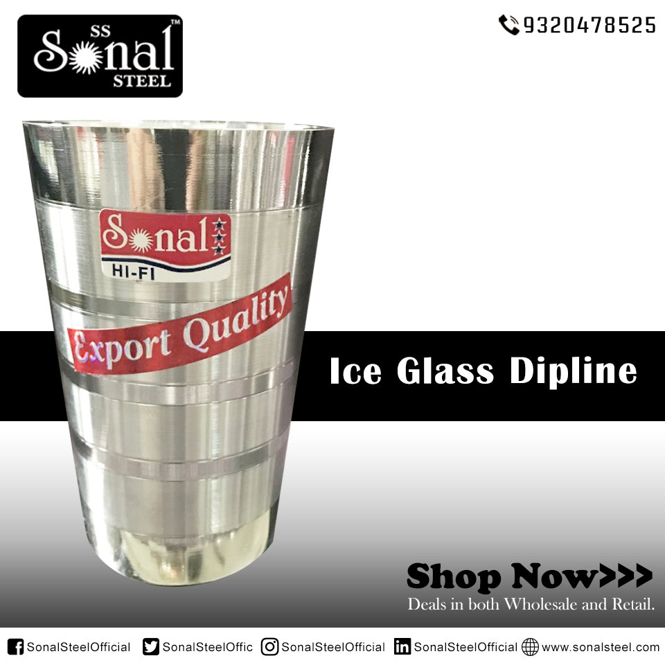 SonalSteelOffic's tweet photo. Guest at your house? Bored of serving in the same cutlery? Give your kitchen a new look with a range of stylish stainless steel glasses from Sonal Steel.
#stylish #bestquality #sonalsteel #durable https://t.co/kb2fY8ZemI